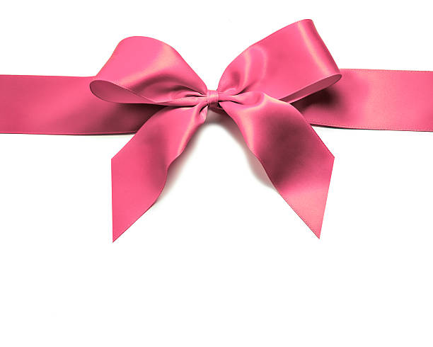 istock Pink ribbon and bow 627070434