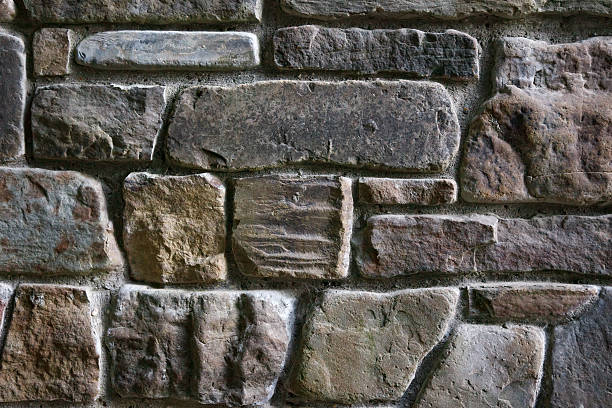 istock Texture of old rock wall for background. 627071114