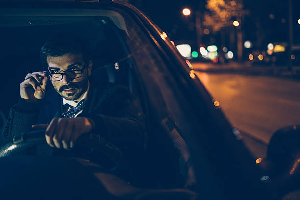 istock Businessman in a car 627076318