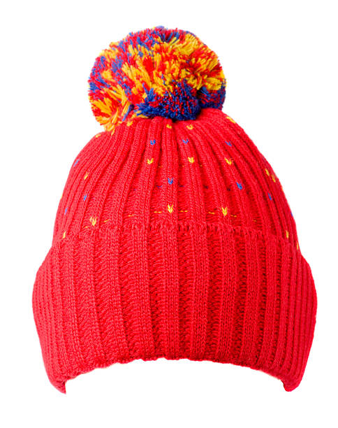 istock knitted hat isolated on white background .hat with pompon . 627089442