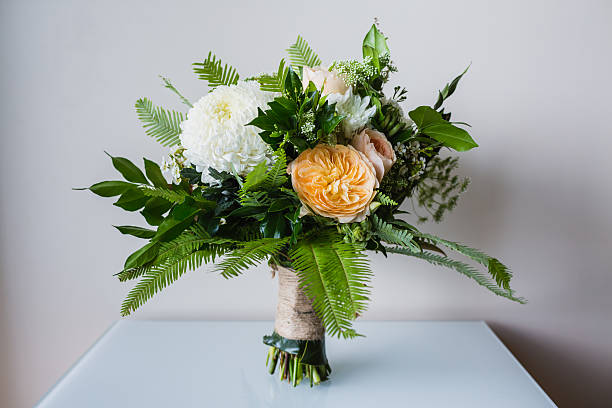 istock Wedding Bouquet With Ferns 627089552