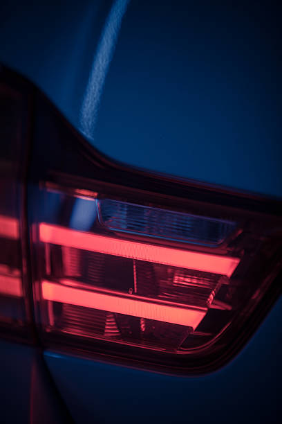istock Rear light of a car 627101086