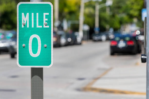 thumbnail image 2 of Mile 0 Key West Florida License Plate | 6x12 Aluminum Auto Tag | Novelty Car Tag 2 of 5