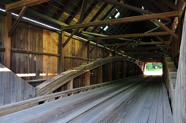 istock Lincoln Covered Bridge, Vermont 627101328