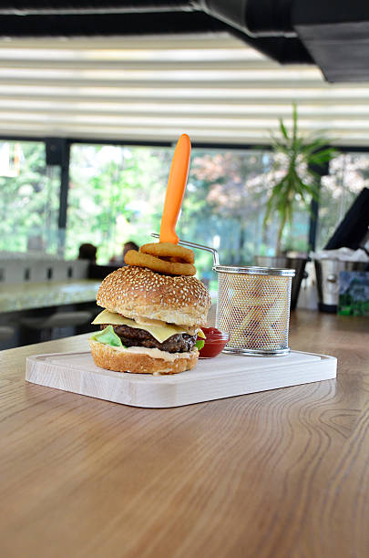 istock Burger,Cheeseburger With Ketchup And Fresh Vegetables 627103802