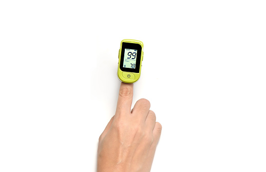 Pulse oximeter used  oxygen levels to and measure pulse rate