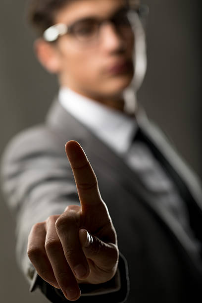 istock warning or denial concept by business man 627110758