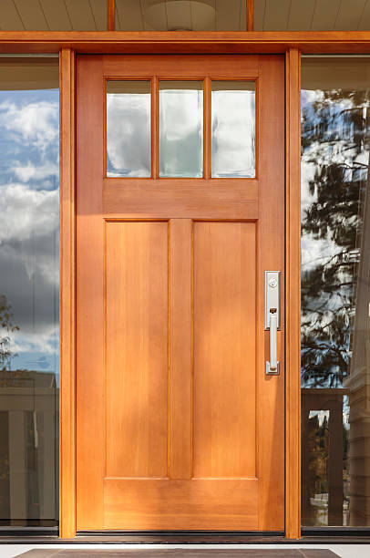 istock Front Door of new home. 627118040
