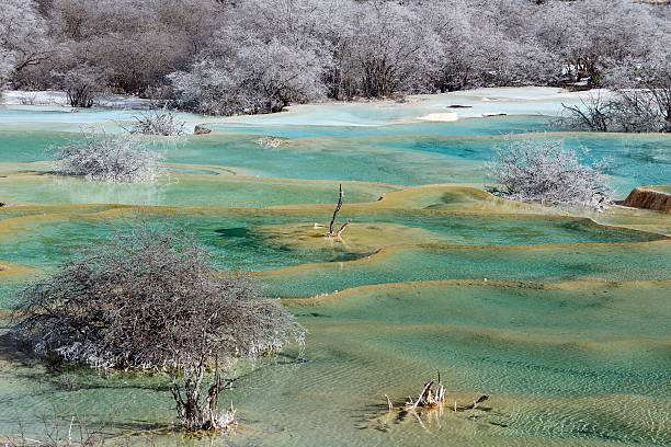 istock Huanglong National Scenic Reserve (Sichuan, China) 627125308