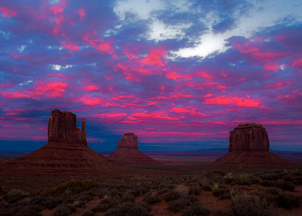 istock Scenic view of monument valley 627126700