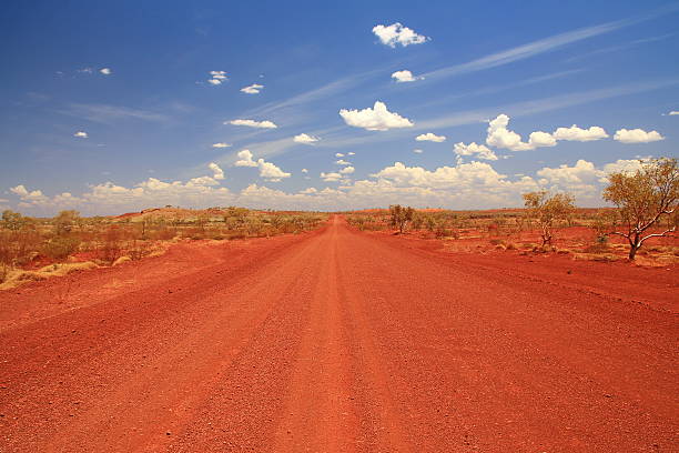 istock Dirt road across the Pilbara in Australian outback 627129178