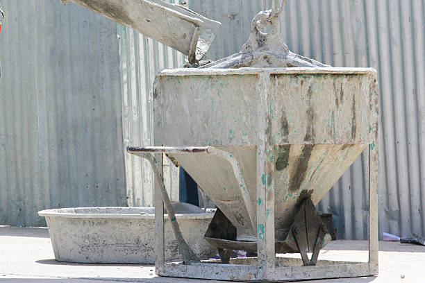 istock pouring liquid concrete into and the tower 627130112