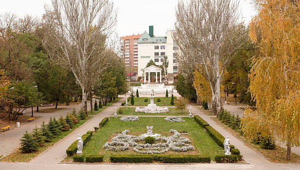 istock Rostov-on-Don. Gorky Park in autumn day 627140698