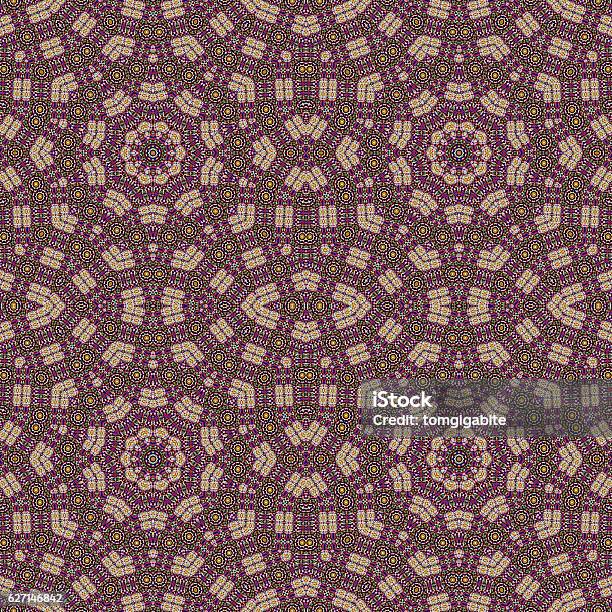 Abstract Colorful Seamless Pattern Kaleidoscope Made From Circu Stock Photo - Download Image Now