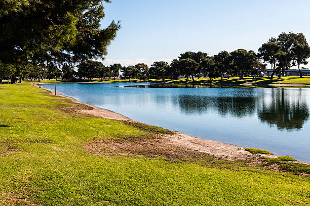 istock Model Boat Pond in San Diego California 627147774