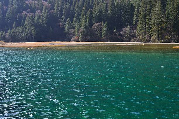 istock Jiuzhaigou Valley of Autumn scenery 627150238