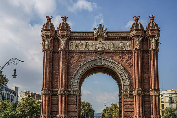 istock Arc de Triomf is in Barcelona, Spain. 627151026