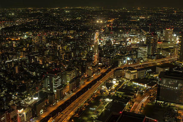 istock Night view of Yokohama 627157078