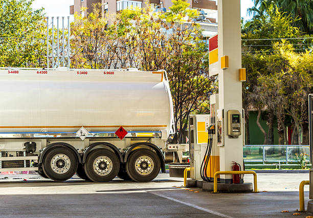 Gas Station stock photo