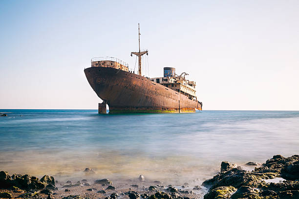 istock Shipwreck at Arrecife, Lanzarote 627164082