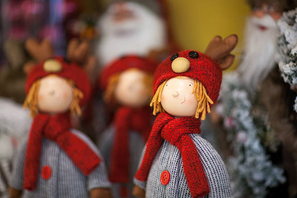 istock soft Christmas toys and decorations 627184800