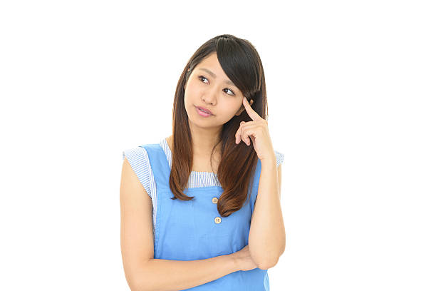 istock Uneasy Asian woman 627218668