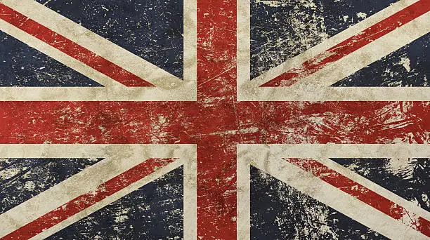 Photo of Old grunge vintage faded Britain flag