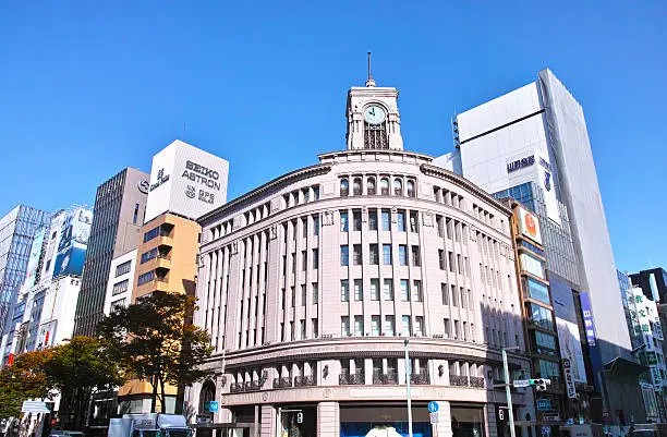 View of Ginza 4-chome intersection