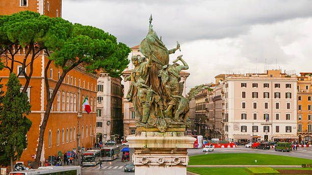 istock View from National Monument at Venetian Square in Rome 627226498