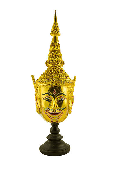 istock Vintage Ramayana Doll Head 627227040