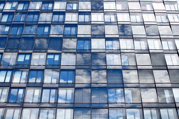 istock Facade view of modern building. 627228130