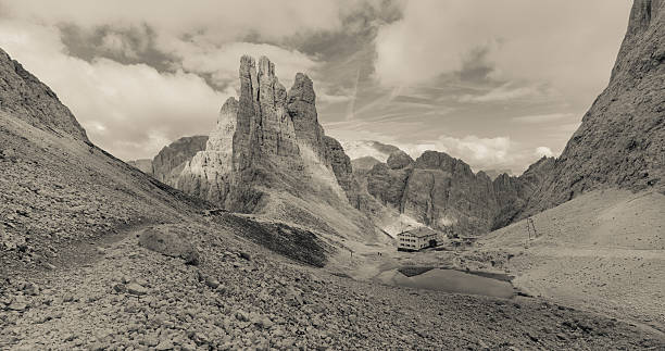 istock Mountain scenes from the Catinaccio area, Dolomites 627230232