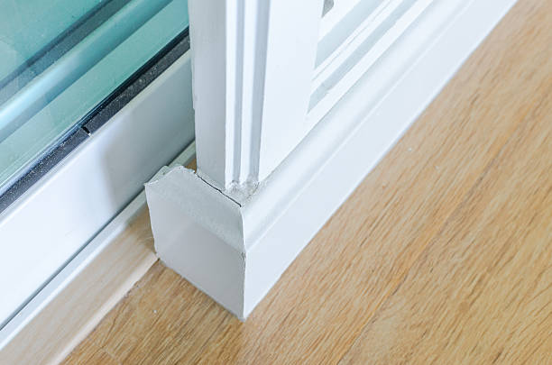 istock corner of door  with  dilapidated 627232010