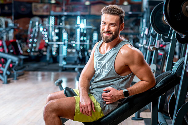 istock Man in the gym 627232414