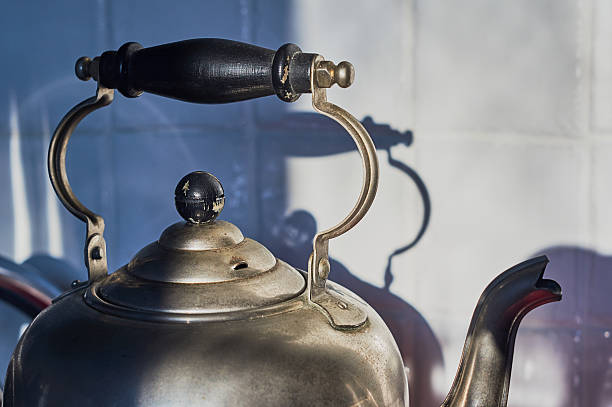 istock Metal Retro Electric Kettle 627249606