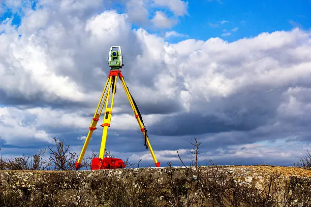 Photo of Survey total station