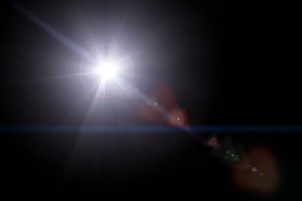 Light Blast Lens Flare flare stack photos stock pictures, royalty-free photos & images
