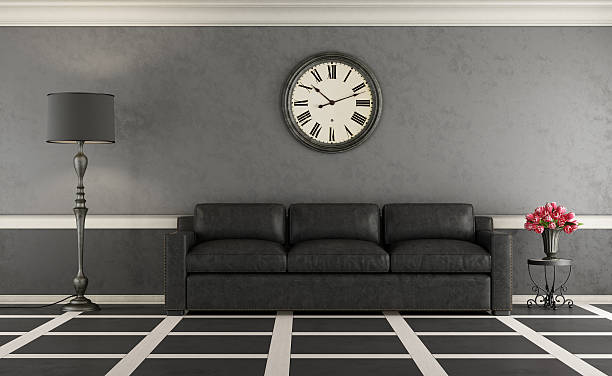 istock Classic living room with leather sofa 627251462