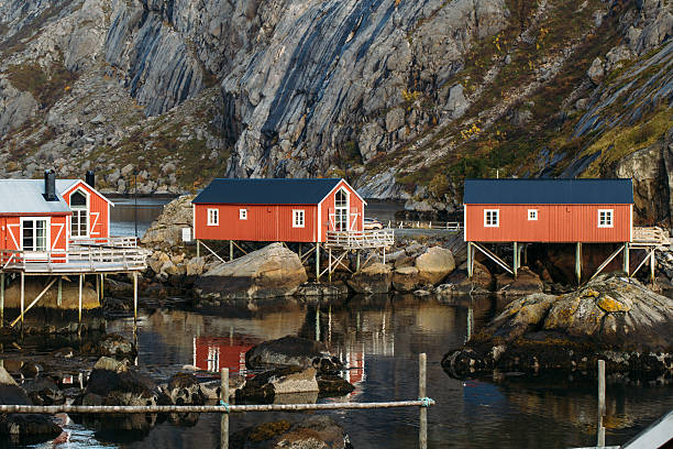 istock Autumn in Lofoten Islands, Norway 627251682