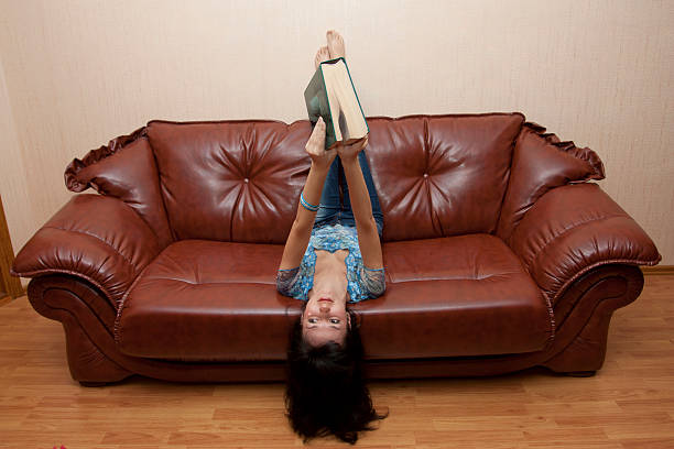 istock The woman with the book 627253702