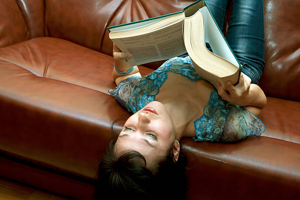 The woman with the book