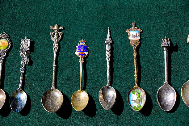istock Vintage rustic cutlery in old Bazaar place 627254526
