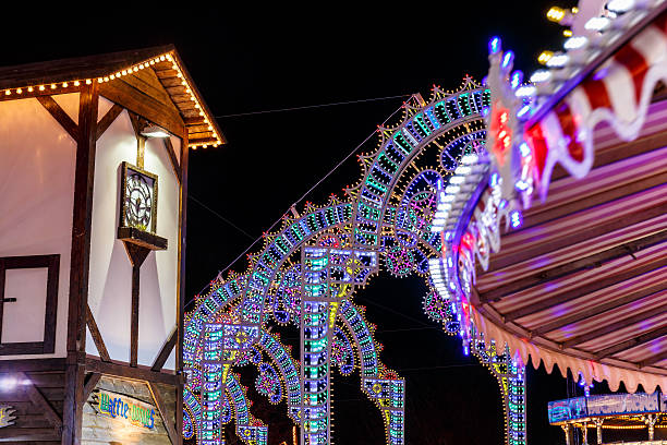 istock Christmas fair in Hyde park in 2016 627260316