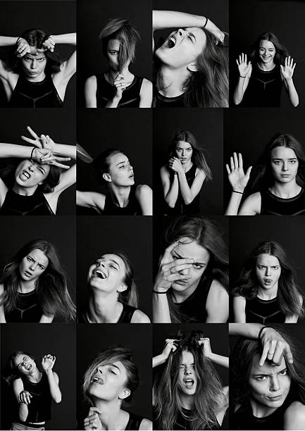 istock Collage with different types of human emotion. The diversity  their 627260958