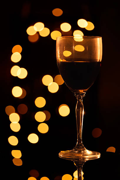 istock Glass of red wine with great bokeh 627261044