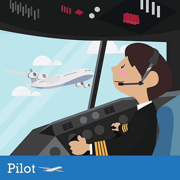 2,000+ Pilot Cockpit Stock Illustrations, Royalty-Free Vector
