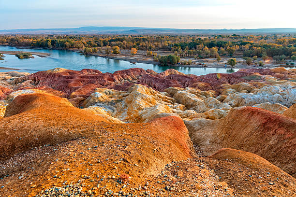 istock Multiple Color Beach near Berjin, Xinjiang, China 627284942