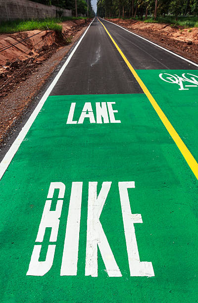 istock Bike Lane 627289000