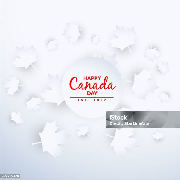 Beautiful Canada Day Background Stock Illustration - Download Image Now - Canada Day, 1867, Backgrounds