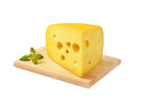 istock wedge of Swiss cheese 627292324